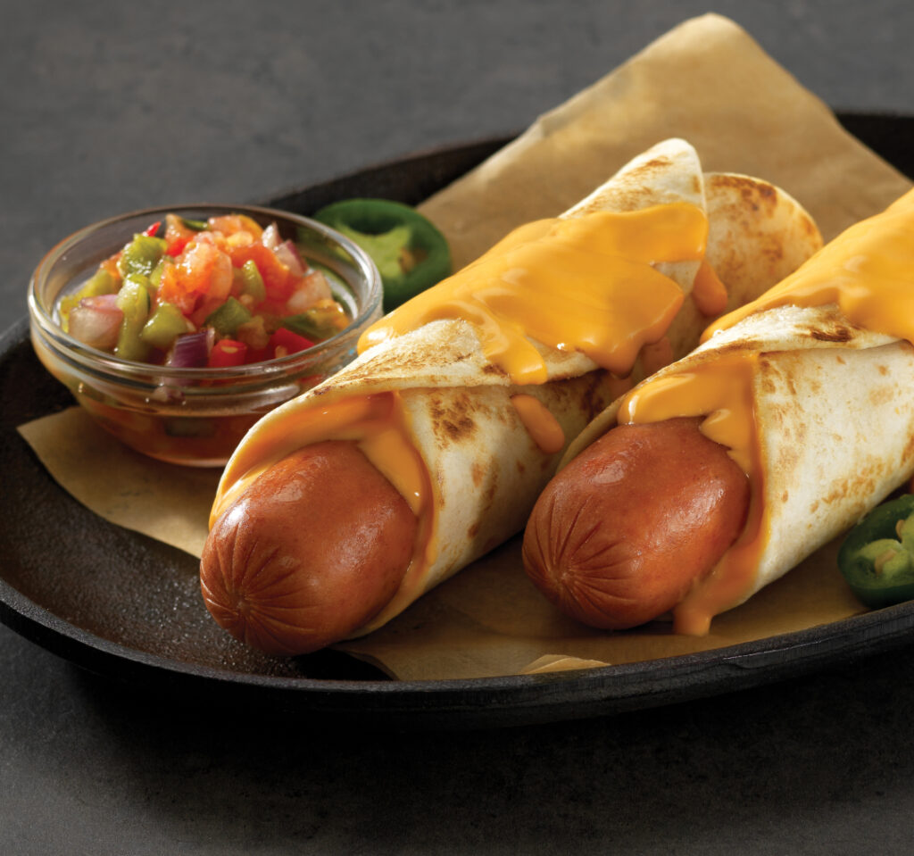 Bahama Mama® Cheddar Beef & Pork Smoked Sausage 5-1, 6 in